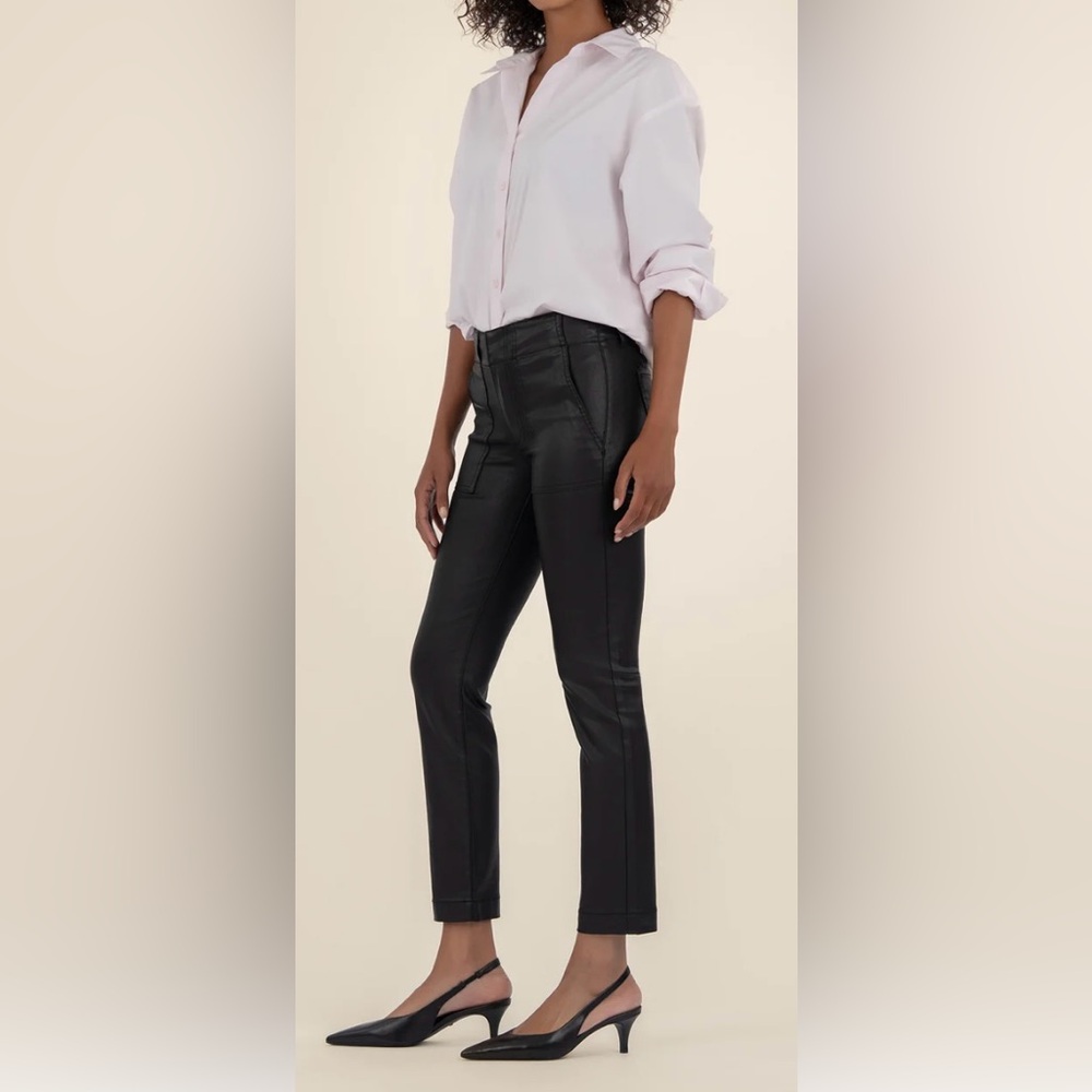 KUT from the cloth Reese Coated Mid Rise Ankle Straight, Exclusive